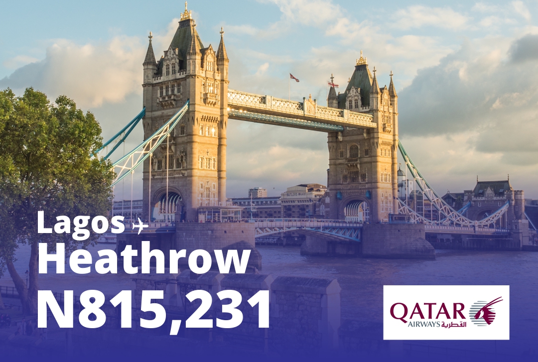 STUDENT DEAL: Lagos-Heathrow